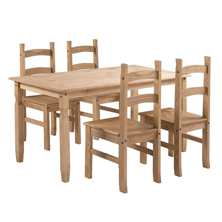 Wood Dining Table Corona Collection | Furniture Dash - On Sale